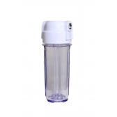 Carcaça Filtro 10 Polegadas Transparente Rosca 1/4 s/ Refil